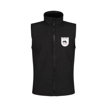 2-Lagen Softshell-Weste - schwarz